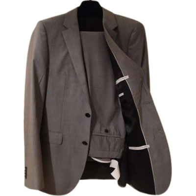 Hugo Boss - Abito chic da uomo in fresco lana grigio ghiaccio-acu009-Italianfashionglam