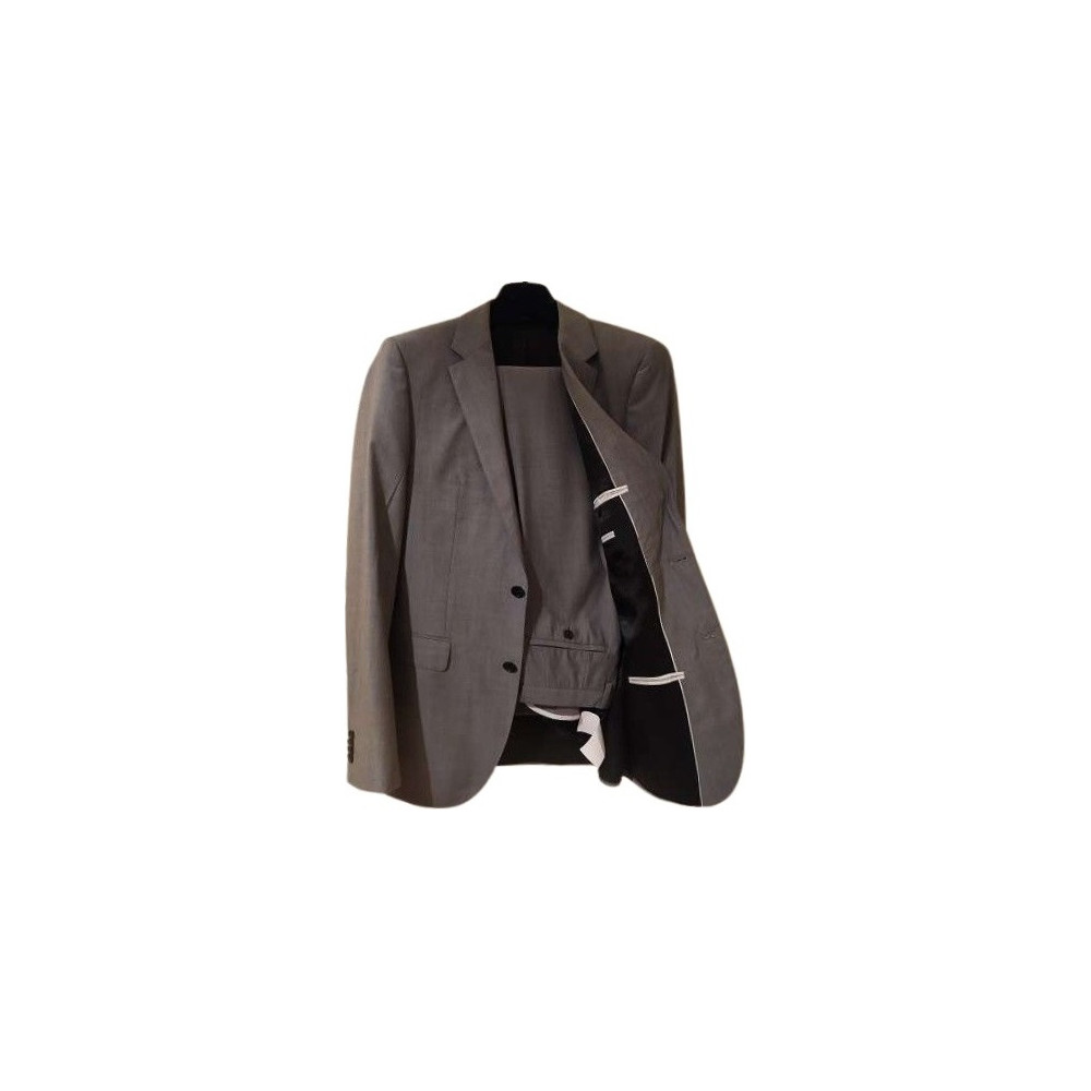 Hugo Boss - Abito chic da uomo in fresco lana grigio ghiaccio-acu009-Italianfashionglam Hugo Boss - Abito chic da uomo in fresco lana grigio ghiaccio-acu009-Italianfashionglam