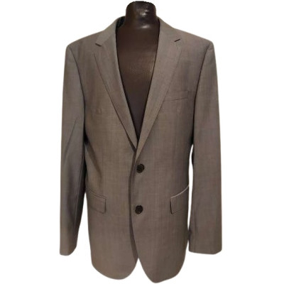 Hugo Boss - Abito chic da uomo in fresco lana grigio ghiaccio-acu009-Italianfashionglam