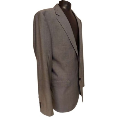 Hugo Boss - Abito chic da uomo in fresco lana grigio ghiaccio-acu009-Italianfashionglam