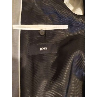 Hugo Boss - Abito chic da uomo in fresco lana grigio ghiaccio-acu009-Italianfashionglam