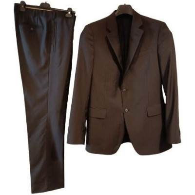 Prada - Abito da uomo in pura lana vergine grigio scuro - Italianfashionglam