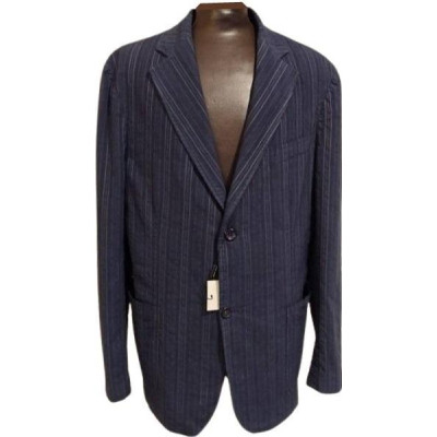 Barramundi giacca da uomo in cotone blu scuro - giuo028-Italianfashionglam