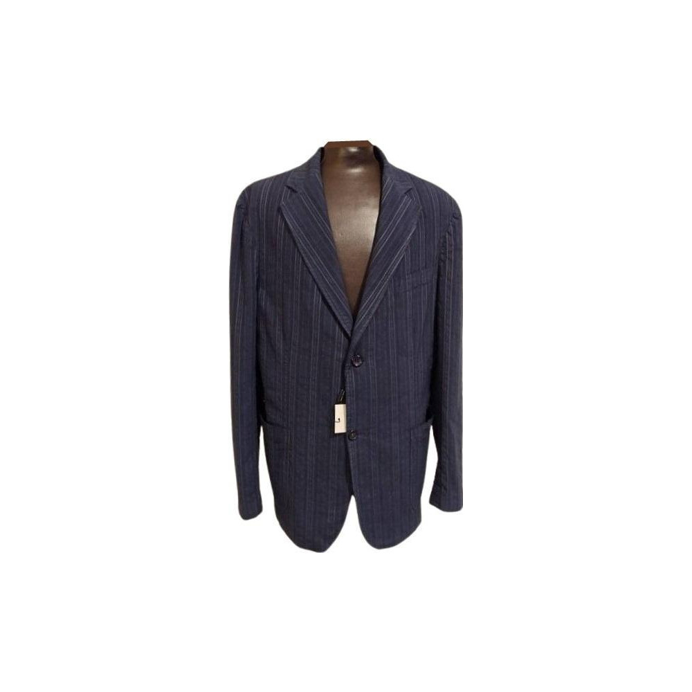 Barramundi giacca da uomo in cotone blu scuro - giuo028-Italianfashionglam Barramundi giacca da uomo in cotone blu scuro - giuo028-Italianfashionglam