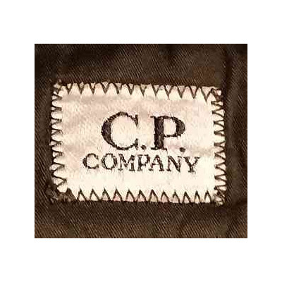 C.P. Company - Pantalone da uomo in cotone verde scuro-puo027-Italianfashioglam