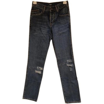 Blue jeans da uomo in cotone denim vintage. D&G - Bju013-Italianfashionglam