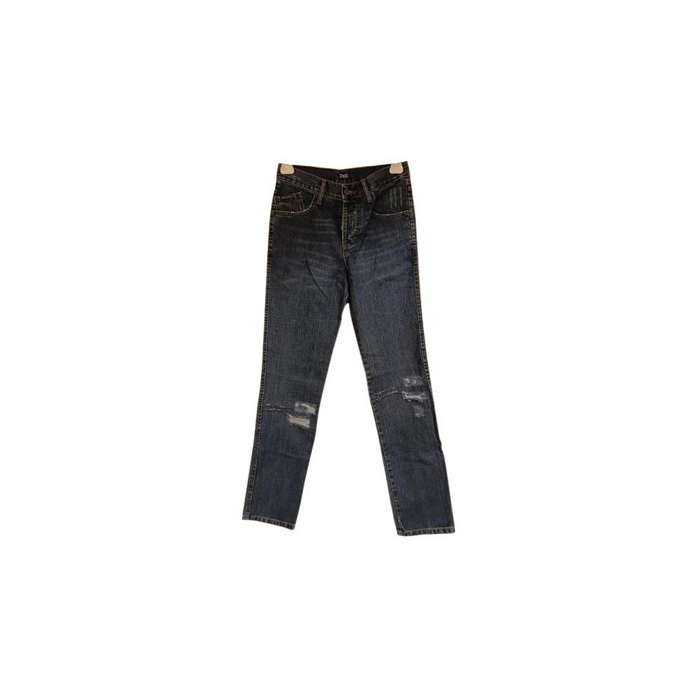 Blue jeans da uomo in cotone denim vintage. D&G - Bju013-Italianfashionglam Blue jeans da uomo in cotone denim vintage. D&G - Bju013-Italianfashionglam