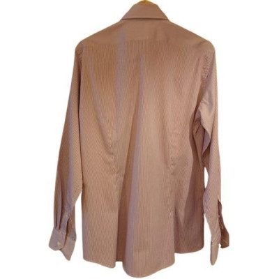 Guy Laroche - Camicia da uomo in cotone a righe rosa -camu079-Italianfashionglam