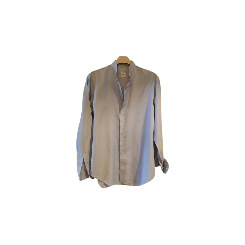 Armani - Camicia da uomo in cotone di colore azzurro-camu002-Italianfashionglam Armani - Camicia da uomo in cotone di colore azzurro-camu002-Italianfashionglam