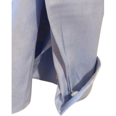 Armani - Camicia da uomo in cotone di colore azzurro-camu002-Italianfashionglam