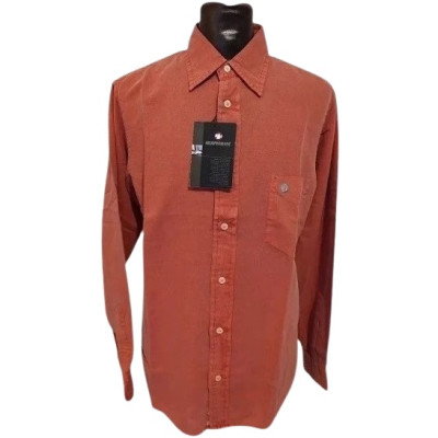 Murphy & Nye - Camicia da uomo in lino cotone aragosta-camu010-Italianfashionglam