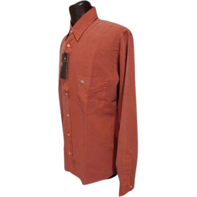 Murphy & Nye - Camicia da uomo in lino cotone aragosta-camu010-Italianfashionglam