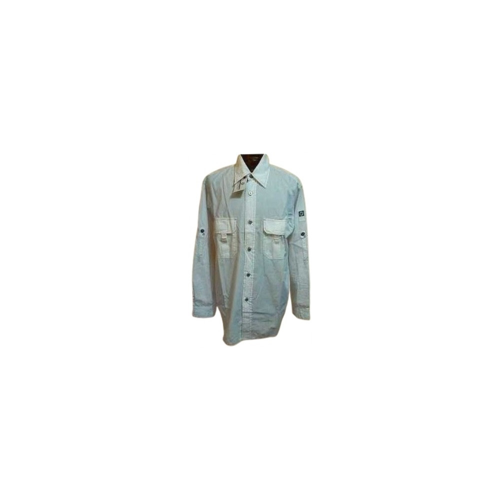 Murphy & Nye - Camicia da uomo in cotone di color panna-camu015-Italianfashionglam Murphy & Nye - Camicia da uomo in cotone di color panna-camu015-Italianfashionglam