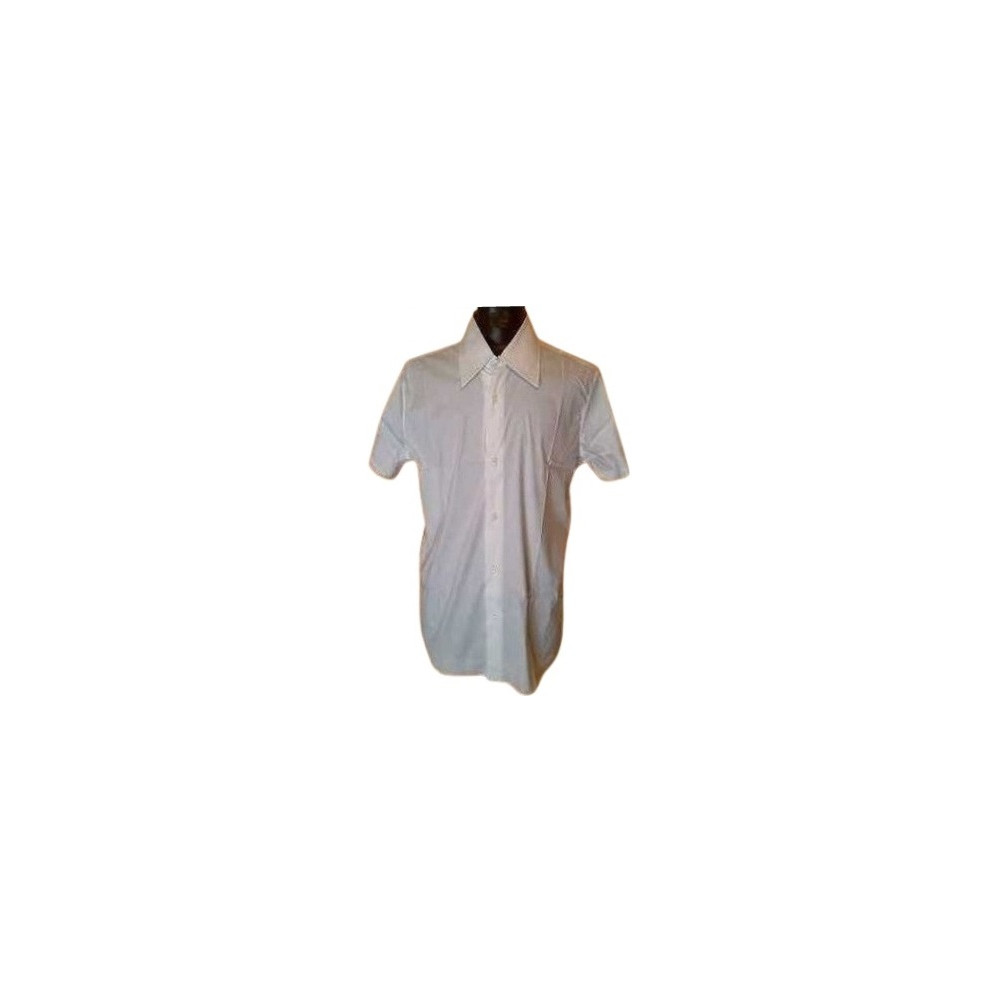 Theatre - Camicia da uomo in cotone bianco manica corta-camu024-Italianfashionglam Theatre - Camicia da uomo in cotone bianco manica corta-camu024-Italianfashionglam