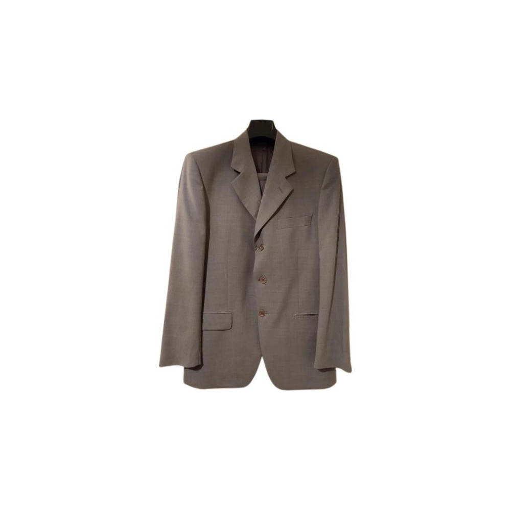 Exim - Abito classico da uomo in pura lana grigio ghiaccio-acu004-Italianfashionglam Exim - Abito classico da uomo in pura lana grigio ghiaccio-acu004-Italianfashionglam