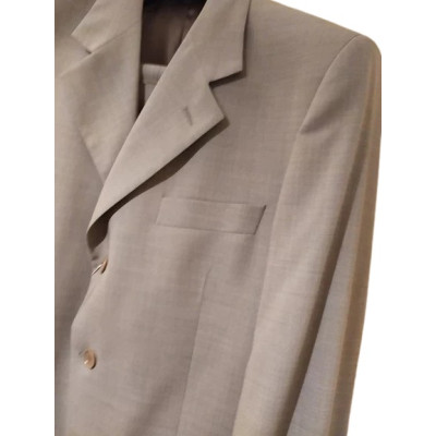 Exim - Abito classico da uomo in pura lana grigio ghiaccio-acu004-Italianfashionglam