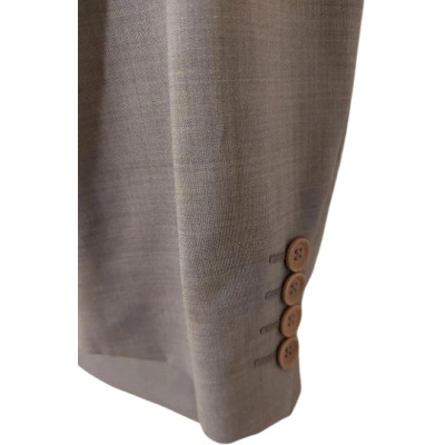 Exim - Abito classico da uomo in pura lana grigio ghiaccio-acu004-Italianfashionglam