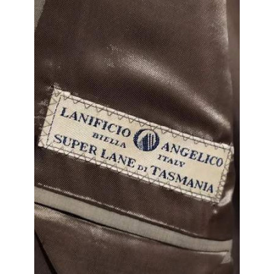 Exim - Abito classico da uomo in pura lana grigio ghiaccio-acu004-Italianfashionglam