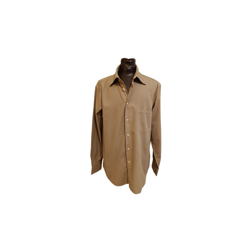 Pal Zileri - Camicia classica uomo in cotone grigio fango-camu012-Italianfashionglam Pal Zileri - Camicia classica uomo in cotone grigio fango-camu012-Italianfashionglam