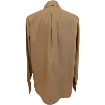 Pal Zileri - Camicia classica uomo in cotone grigio fango-camu012-Italianfashionglam