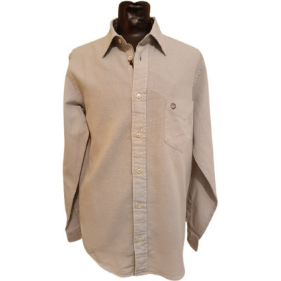 Murphy&Nye - Camicia glam uomo in cotone e lino grigio-camu014-Italianfashionglam