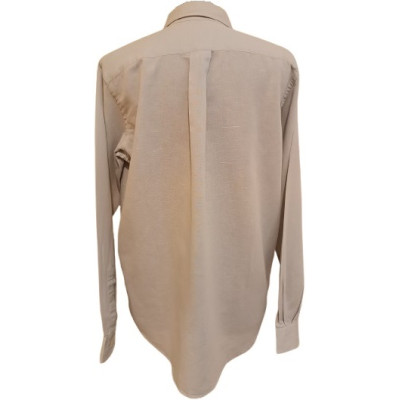 Murphy&Nye - Camicia glam uomo in cotone e lino grigio-camu014-Italianfashionglam