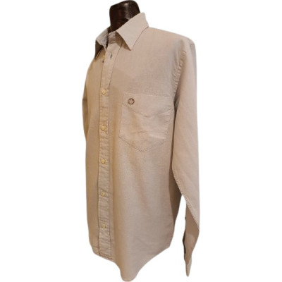 Murphy&Nye - Camicia glam uomo in cotone e lino grigio-camu014-Italianfashionglam