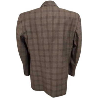 Nicolò Barbaro - Giacca da uomo in pura lana color beige-giuo018-Italianfashionglam