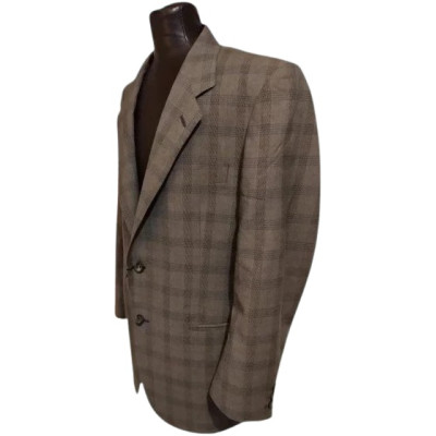 Nicolò Barbaro - Giacca da uomo in pura lana color beige-giuo018-Italianfashionglam