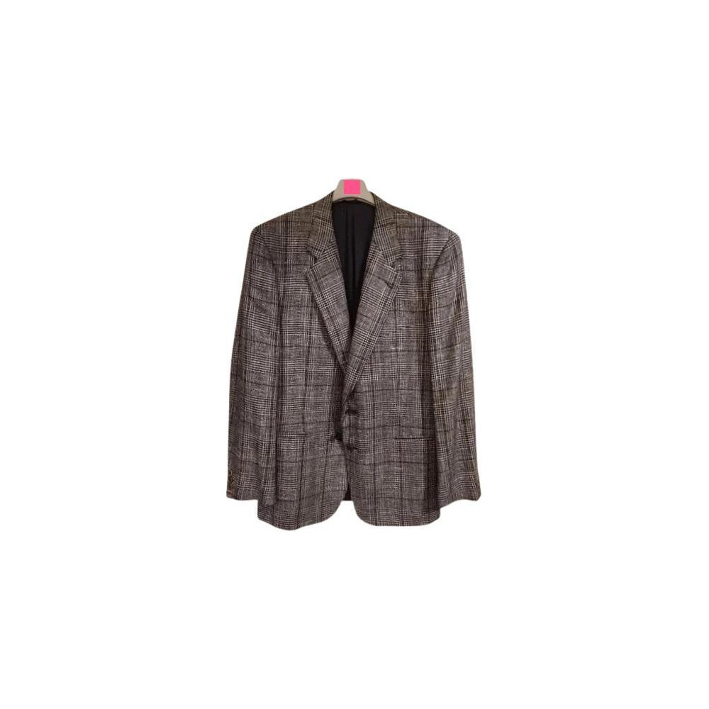Damiani - Giacca da uomo in lana Principe di Galles grigio-giuo026-Italianfashionglam Damiani - Giacca da uomo in lana Principe di Galles grigio-giuo026-Italianfashionglam