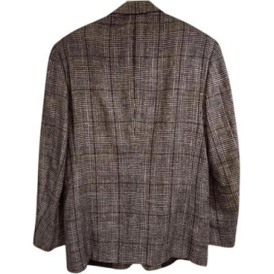 Damiani - Giacca da uomo in lana Principe di Galles grigio-giuo026-Italianfashionglam