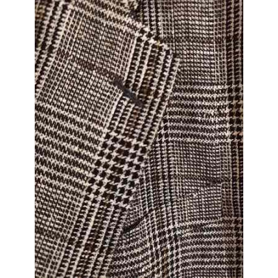 Damiani - Giacca da uomo in lana Principe di Galles grigio-giuo026-Italianfashionglam