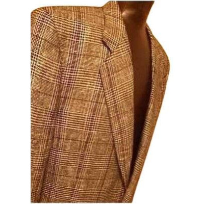 Damiani - Giacca da uomo in lana Principe di Galles grigio-giuo026-Italianfashionglam