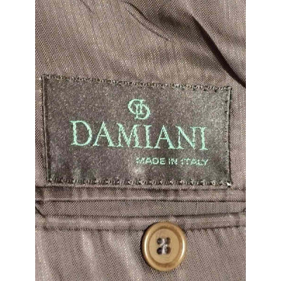 Damiani - Giacca da uomo in lana Principe di Galles grigio-giuo026-Italianfashionglam