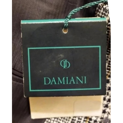 Damiani - Giacca da uomo in lana Principe di Galles grigio-giuo026-Italianfashionglam