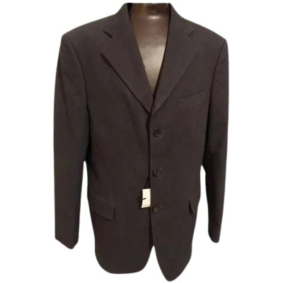 Events - Giacca da uomo in cotone di colore grigio scurogiuo029-Italianfashionglam