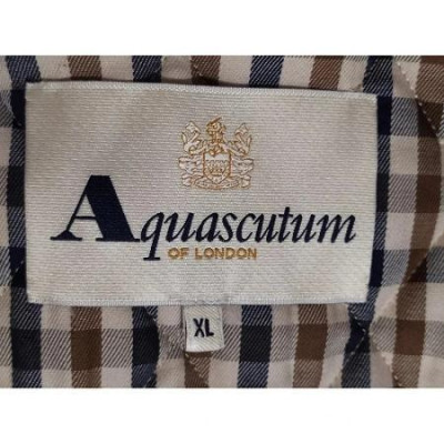 Aquascutum - Giacca da uomo in seta cotone color beige-giuo027-Italianfashionglam