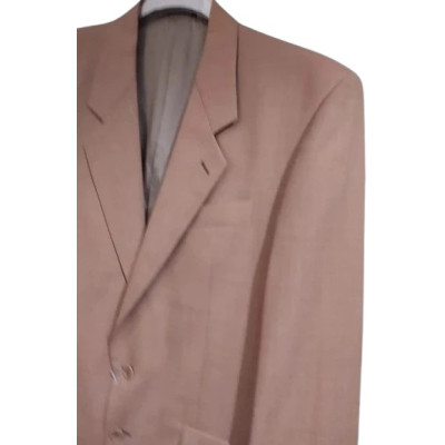 Marzotto - Giacca da uomo in lana vergine di color beige-giuo025-Italianfashionglam