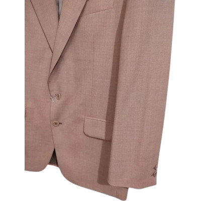 Marzotto - Giacca da uomo in lana vergine di color beige-giuo025-Italianfashionglam