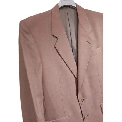 Marzotto - Giacca da uomo in lana vergine di color beige-giuo025-Italianfashionglam