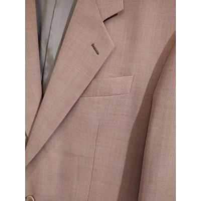 Marzotto - Giacca da uomo in lana vergine di color beige-giuo025-Italianfashionglam