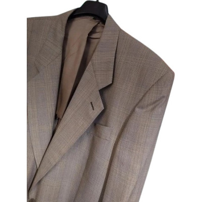 Marzotto - Giacca da uomo Principe di Galles color beige-giuo024-Italianfashionglam