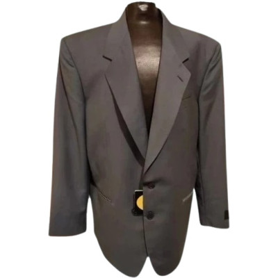 Maxim's - Giacca da uomo in lana Tasmania di colore avio-giuo008-Italianfashionglam