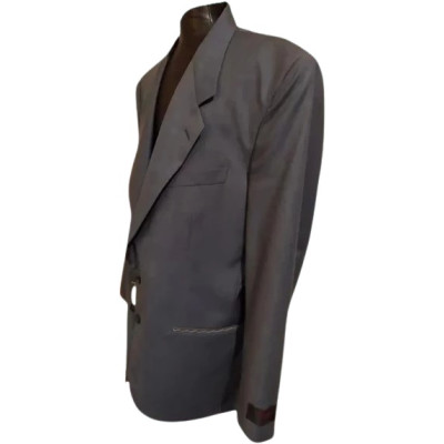 Maxim's - Giacca da uomo in lana Tasmania di colore avio-giuo008-Italianfashionglam