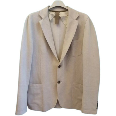 Eredi Pisanò Roma - Giacca glam uomo in cotone beige - Italianfashionglam
