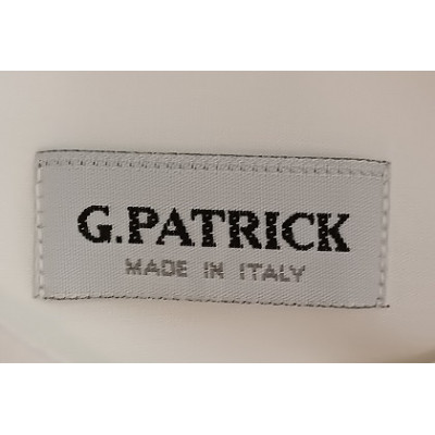 Patrick - Camicia da uomo in cotone bianco collo Korean - camu020-Italianfashionglam