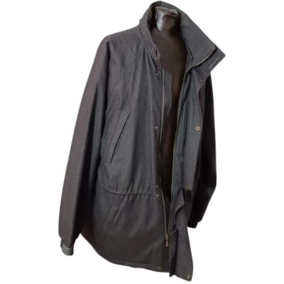 Loro Piana - Giacca da uomo in lana di color grigio scuro-acu026-Italianfashionglam