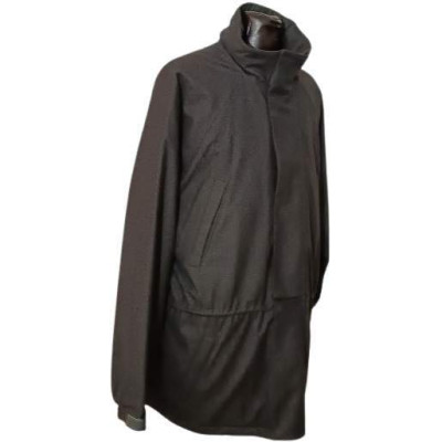 Loro Piana - Giacca da uomo in lana di color grigio scuro-acu026-Italianfashionglam
