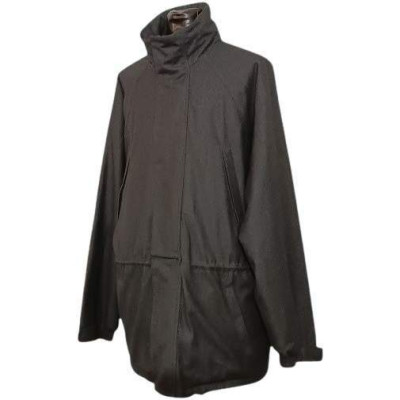 Loro Piana - Giacca da uomo in lana di color grigio scuro-acu026-Italianfashionglam
