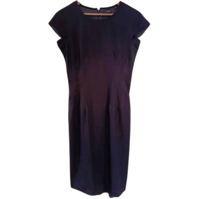 Aspesi - Abito tubino glam da donna in lana color nero-Italianfashionglam